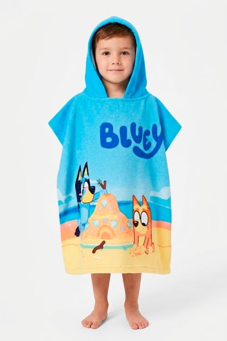 Capa de baño con capucha Bandit y Bingo Bluey - Multicolor