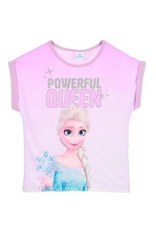 Camiseta Elsa Frozen Disney - Violeta