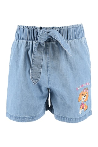 Short vaquero de tiro alto Skye La Patrulla Canina - Azul