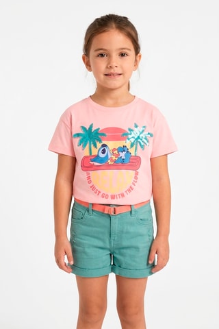 Camiseta Stitch Lilo y Stitch Disney - Rosa