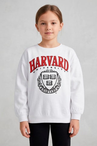 Sudadera Harvard University - Blanco