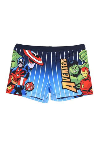 Bañador estilo bóxer dip-dye Los Vengadores Marvel - Azul