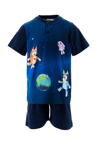 Pijama Bluey y Bingo Bluey - Azul marino