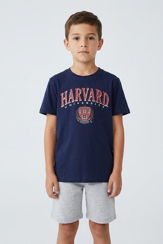 Pijama Harvard University - Azul marino