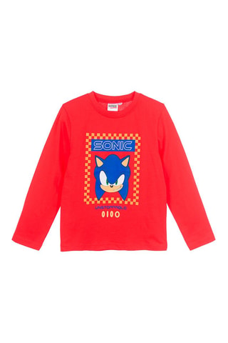 Camiseta Sonic - Rojo