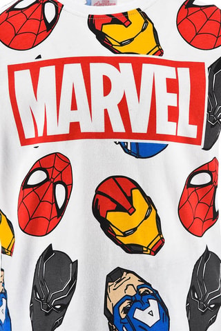 Camiseta y short Los Vengadores Marvel - Blanco