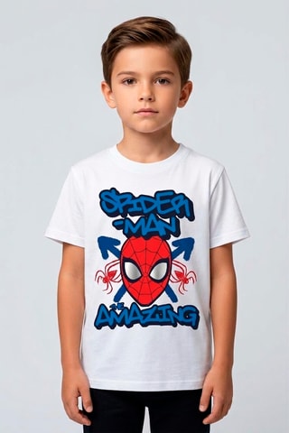 Camiseta Spider-Man Los Vengadores Marvel - Blanco
