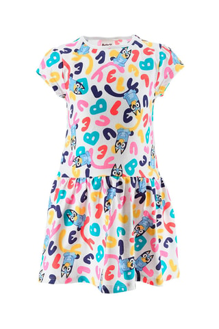 Vestido Bluey - Blanco