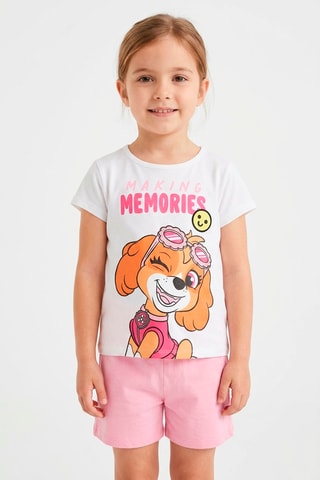 Camiseta Skye La Patrulla Canina - Blanco