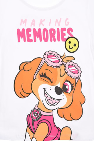 Camiseta Skye La Patrulla Canina - Blanco
