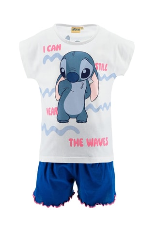 Camiseta y short Lilo y Stitch Disney - Blanco