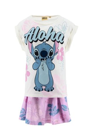 Camiseta y short Lilo y Stitch Disney - Crudo