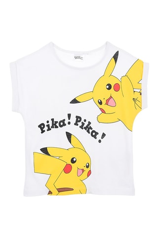 Camiseta Pikachu Pokémon - Blanco