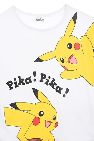 Camiseta Pikachu Pokémon - Blanco