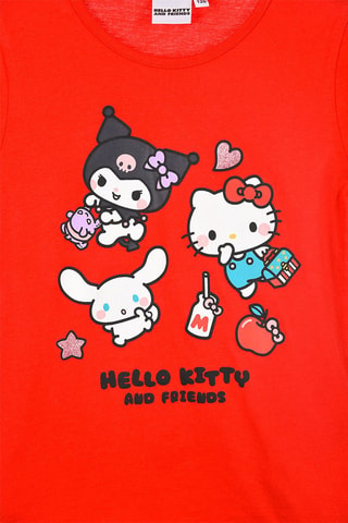 Camiseta Hello Kitty Sanrio - Rojo