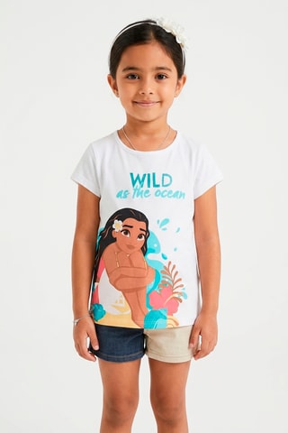 Camiseta Vaiana Disney - Blanco