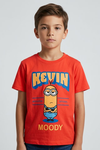 Camiseta Kevin Los Minions - Rojo