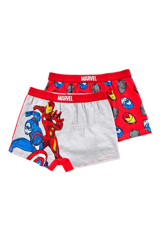 2 bóxers Iron Man y Capitán América Los Vengadores Marvel - Multicolor