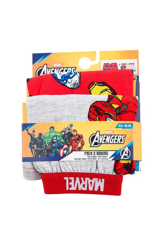 2 bóxers Iron Man y Capitán América Los Vengadores Marvel - Multicolor
