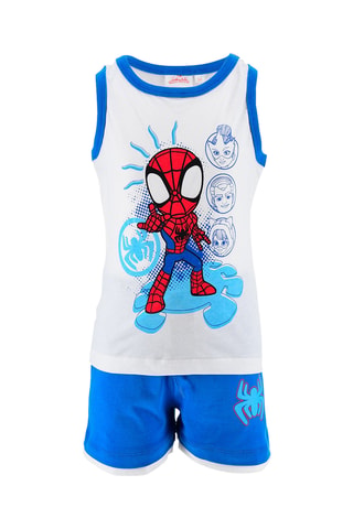 Camiseta de tirantes y short Spidey y sus sorprendentes amigos Marvel - Blanco