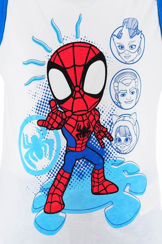 Camiseta de tirantes y short Spidey y sus sorprendentes amigos Marvel - Blanco