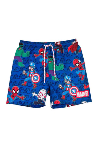 Bañador corto Los Vengadores Marvel - Azul