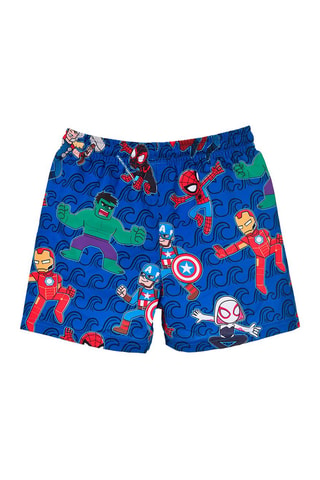 Bañador corto Los Vengadores Marvel - Azul