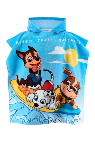 Capa de baño con capucha La Patrulla Canina - Azul