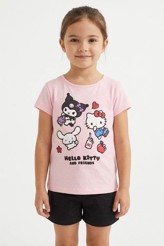 Camiseta Hello Kitty Sanrio - Rosa