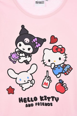 Camiseta Hello Kitty Sanrio - Rosa