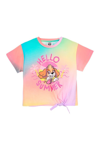 Camiseta anudada tie-dye Skye La Patrulla Canina - Multicolor