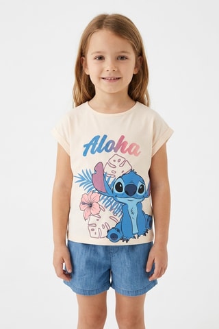 Camiseta Stitch Lilo y Stitch Disney - Blanco
