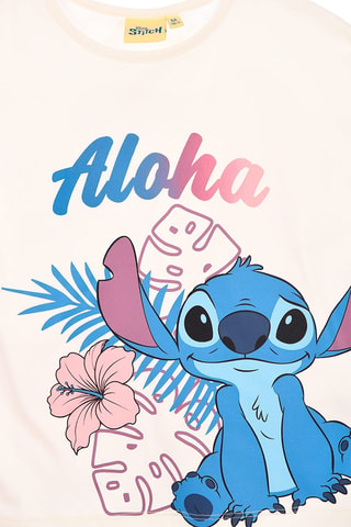 Camiseta Stitch Lilo y Stitch Disney - Blanco