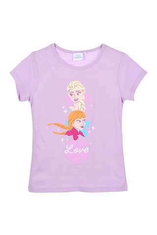 Camiseta Elsa y Anna Frozen Disney - Violeta
