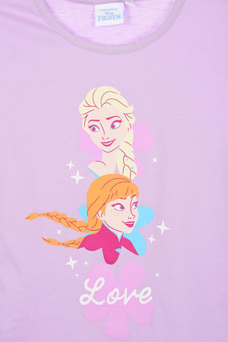 Camiseta Elsa y Anna Frozen Disney - Violeta