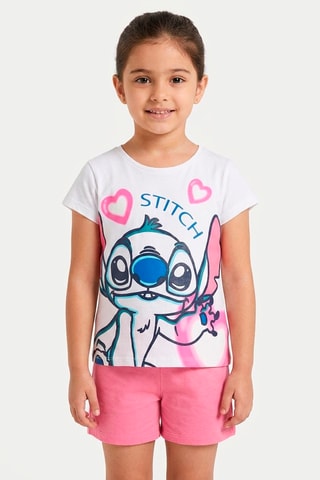Camiseta Lilo y Stitch Disney - Blanco