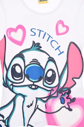 Camiseta Lilo y Stitch Disney - Blanco