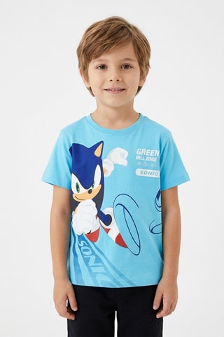 Camiseta Sonic - Azul