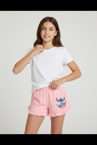 Short Stitch Lilo y Stitch Disney - Rosa claro