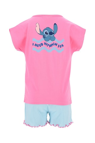 Camiseta y short Lilo y Stitch Disney - Rosa