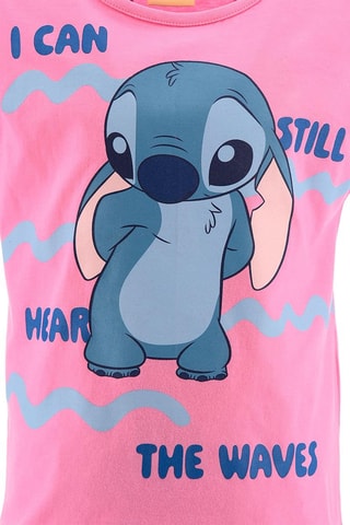 Camiseta y short Lilo y Stitch Disney - Rosa