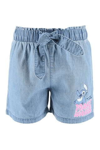 Short vaquero de tiro alto Stitch Lilo y Stitch Disney - Azul