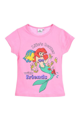 Camiseta Ariel La Sirenita Disney - Rosa