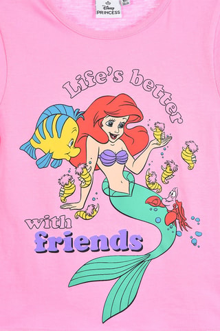 Camiseta Ariel La Sirenita Disney - Rosa