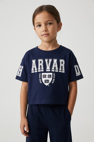 Camiseta Harvard University - Azul marino