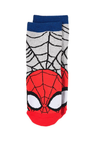 Calcetines antideslizantes Spider-Man Los Vengadores Marvel - Gris