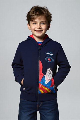 Sudadera con capucha Superman La Liga de la Justicia DC Comics - Azul marino