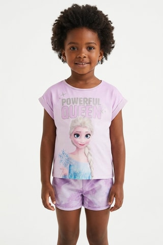Camiseta Elsa Frozen Disney - Azul