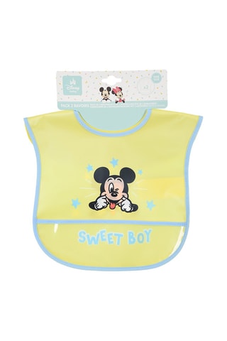 2 baberos Mickey Disney