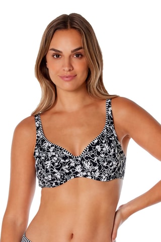 Haut de maillot Noir et blanc